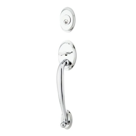 Emtek Bright Chrome Handleset 4400HERUS26LH 4400HERUS26LH